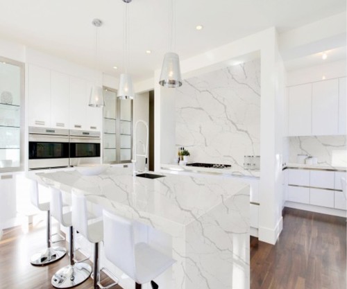 Luxury siena calacatta quartz - luxury,