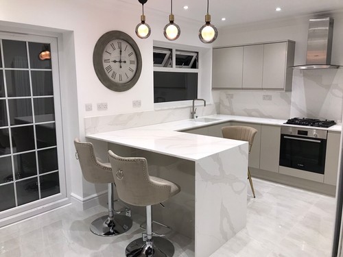 Bianco calacatta kitchen - bianco,