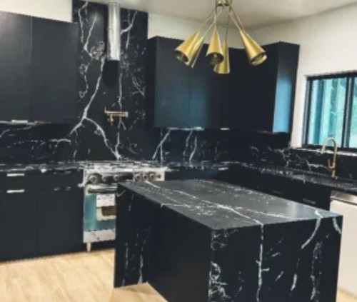 Quartz black eternal marquina - black,