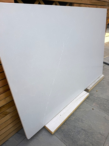 White polished silestone - white,