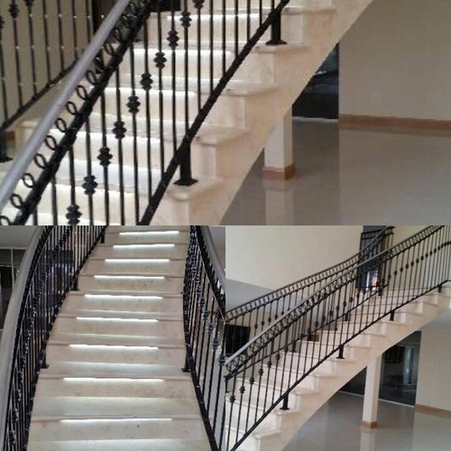 Jura limestone staircase - limestone,