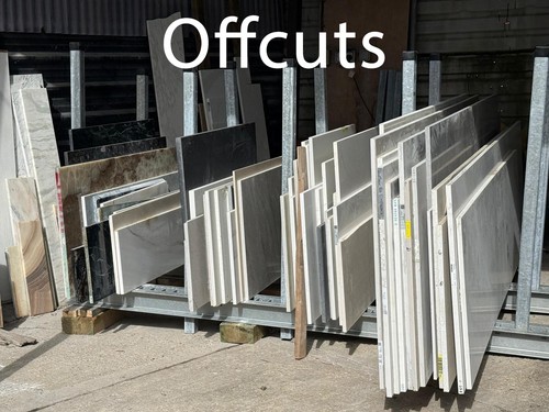 Quartz offcuts from - £80., lots